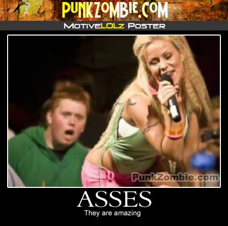 Demotivational Poster: asses