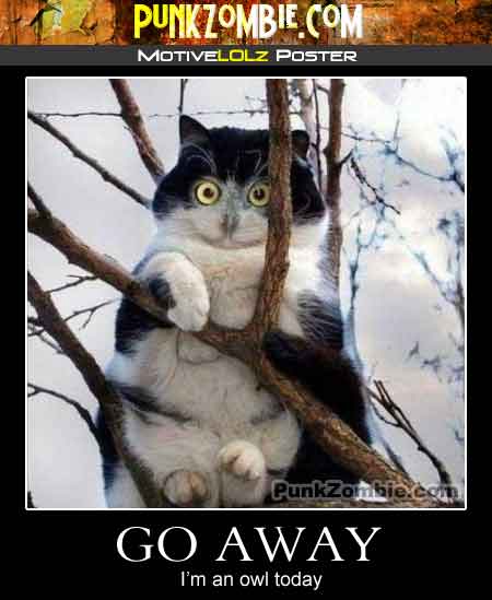 Demotivational Poster: Go Away