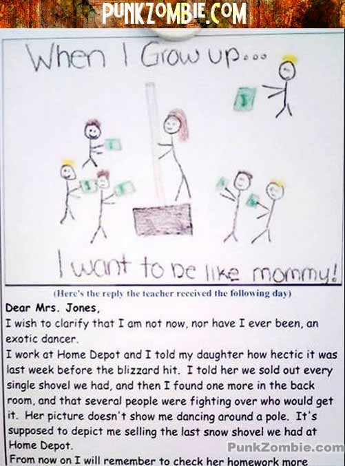 I want to be like mommy