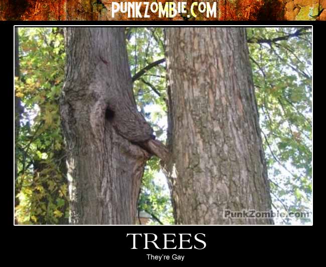 trees demotivational poster